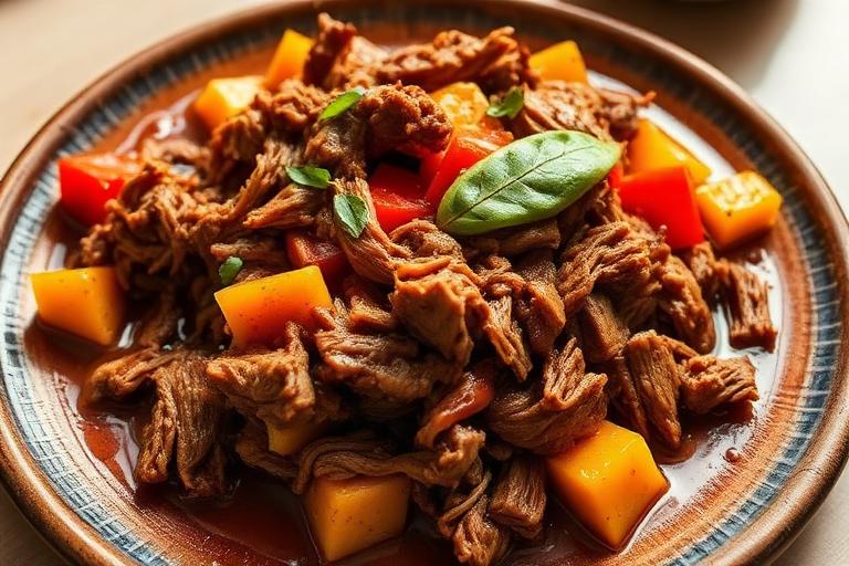 Ropa vieja cubana